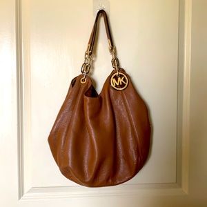 Gorgeous tan MK bag
